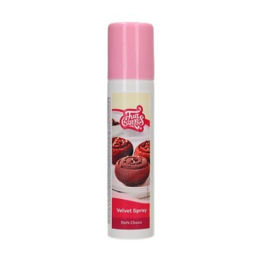 Velvet-Spray Dunkle Schokolade - Samtspray Dark Choco - Kakaobutter Velvet Spray