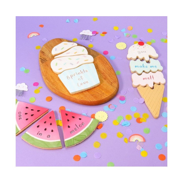 PME Fun Fonts Stamp Set Collection 3 – Letters for Cupcakes & Cookies