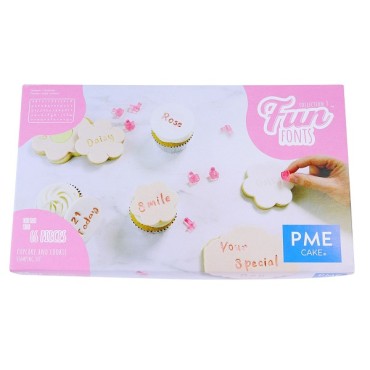 PME Fun Fonts - Cookies & Cupcakes - Collection 3 PME-FF60