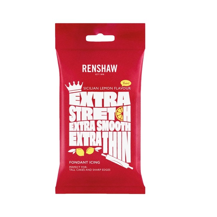 Renshaw Sicilian Lemon Roll Fondant White 1kg