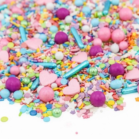 Sugar Sprinkles mix with chocolate balls ConfettiBlast Superstreusel Sprinkles