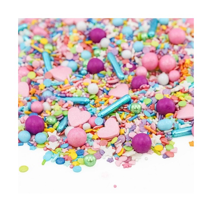 Super Streusel Konfettiparade 90g – Bunte Streusel für Torten & Cupcakes