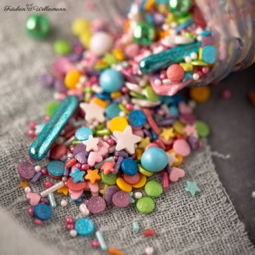 Sugar Sprinkles mix with chocolate balls ConfettiBlast Superstreusel Sprinkles