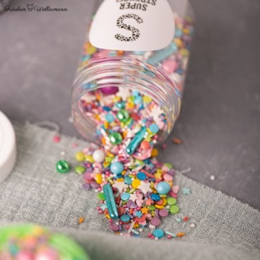 Sugar Sprinkles mix with chocolate balls ConfettiBlast Superstreusel Sprinkles