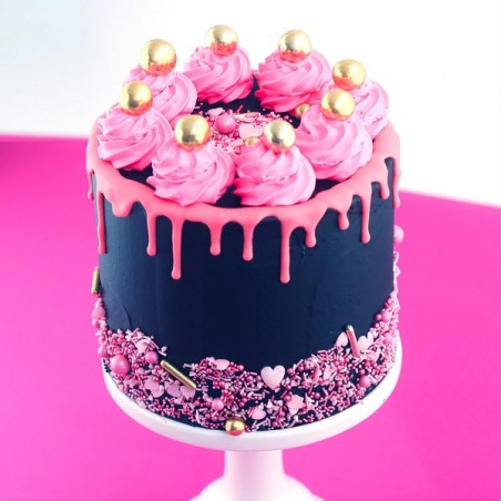 Halal Cake Drip Hot Pink - Pink Drip - Cake Glazing Hot Pink - Pink SuperDrip