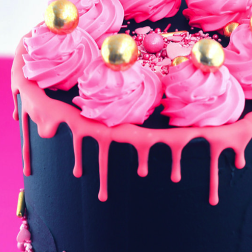 Halal Cake Drip Hot Pink - Pink Drip - Cake Glazing Hot Pink - Pink ...