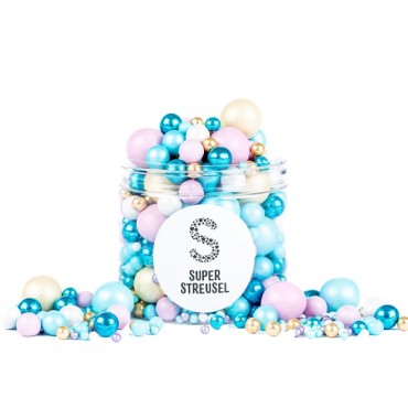 Kuchendekor Perlen MeeresBlubb - SuperStreusel Schokoperlen Meerjungfrau