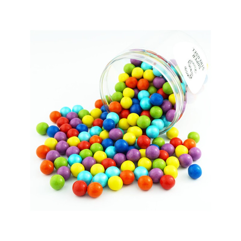 Super Streusel 10mm Chocolate Balls Rainbow Cake Decor, 180g