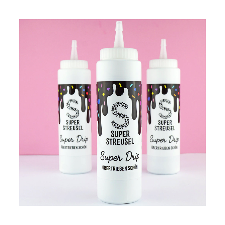 SuperDrip Black 300g by Super Streusel – Drip Glaze for Cakes