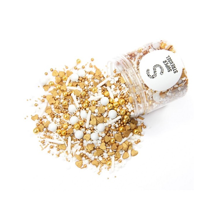 Super Streusel LoveBirds 90g – Gold Sprinkles for Wedding Cakes Super Streusel LoveBirds 90g – Gold Sprinkles for Wedding Cakes