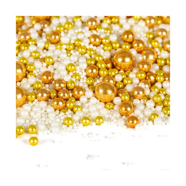 Super Streusel GoldFlake 90g – Gold Sprinkles for Cakes & Cupcakes