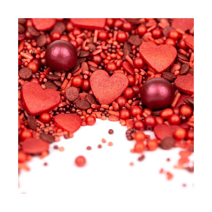 Super Streusel BeMine 90g – Red Sprinkles for Cakes & Cupcakes