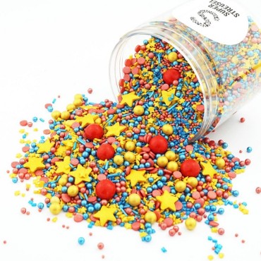 Super Streusel Superhero Mix 90g – Colorful Sprinkles for Cakes & Cupcakes