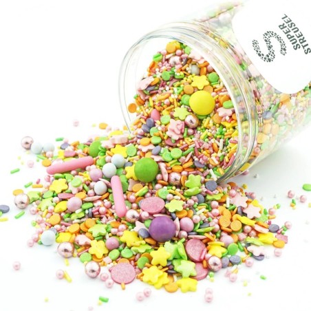 Super Streusel FrühlingsFieber 90g – Bunte Streusel für Kuchen & Cupcakes