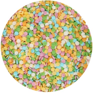 Mini Konfetti Kuchendekor - Konfetti Streusel - Runde Sprinkles Konfetti - Confetti Sprinkles