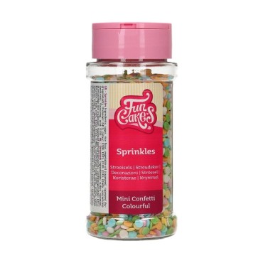 Mini Konfetti Kuchendekor - Konfetti Streusel - Runde Sprinkles Konfetti - Confetti Sprinkles