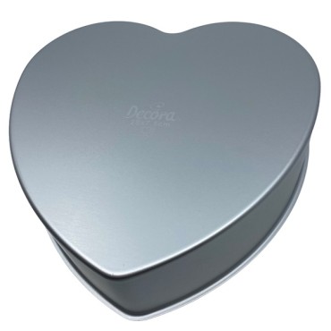 Herzförmige Backform - 25cm Herz Backform - Herz Kuchenform - Herz Aluminium Kuchenform