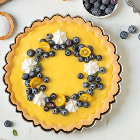 Decora Round Tart Pan with Removable Base 25cm