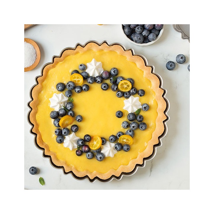 Decora Runde Tarteform mit Hebeboden 25cm Backform