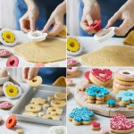 Decora Mix & Match Classic Linzer Cookie Cutter Set, 3 pcs