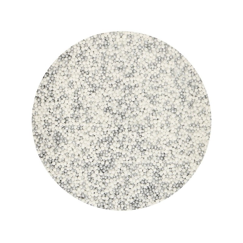 FunCakes Nonpareils Mix Silver-White, 80g