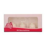 FunCakes 3D Hasen-Po Zuckerdekor, 3 Stück