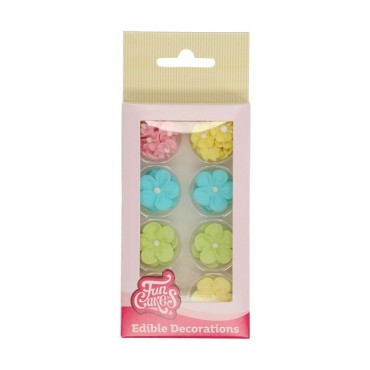 FunCakes Sugar Decorations Blossom Mix Pastel Set/32 - Sugar Flower Pastel Mix