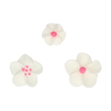 FunCakes Sugar Decorations Blossom Mix White/Pink Set/32