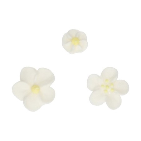 FunCakes Sugar Decorations Blossom Mix White/Yellow Set /32