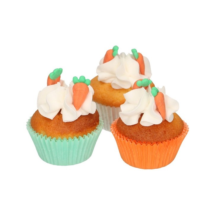 FunCakes Sugar Decorations Carrots Set/16 - Gluten free Carrot Cakedecoration FunCakes Sugar Decorations Carrots Set/16 - Gluten free Carrot Cakedecoration