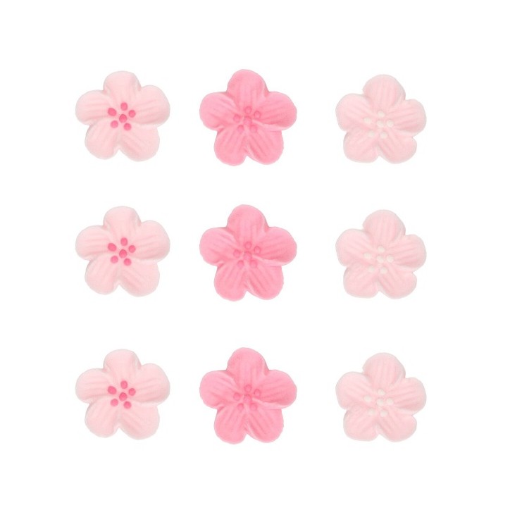 FunCakes Sugar Decorations Flower Mix Pink Set/24 - Pink Flower Cake Decor - Pink Sugar Flowers FunCakes Sugar Decorations Flower Mix Pink Set/24 - Pink Flower Cake Decor - Pink Sugar Flowers