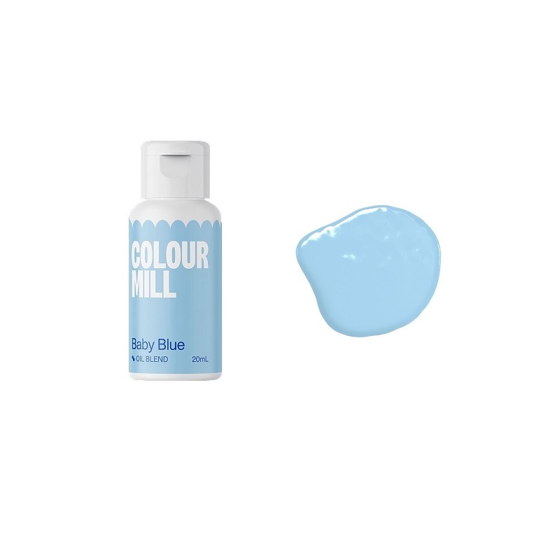 Colour Mill Oil Blend Food Colouring Baby Blue 20ml