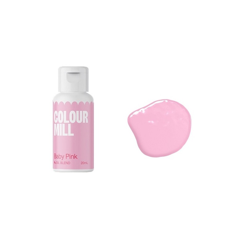 Colour Mill Oil Blend Lebensmittelfarbe Baby Pink 20ml