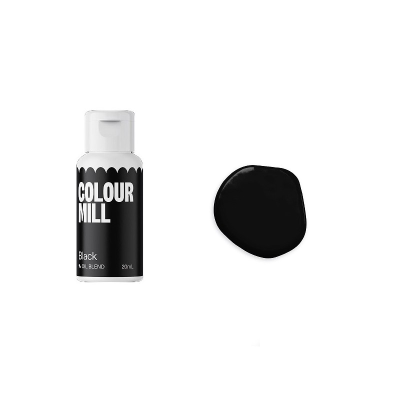 Colour Mill Oil Blend Food Colouring Black 20ml