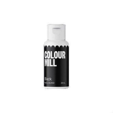 Colour Mill Schweiz - Ölbasierte Lebensmittelfarbe Schwarz - Schokoladenfarbe Schwarz VEGAN - Koscher Lebensmittelfarben