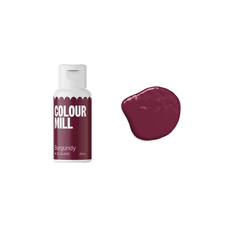 Colour Mill Oil Blend Lebensmittelfarbe Burgundy 20ml