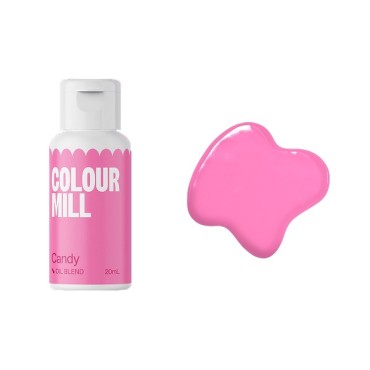 Candy Pink Food Colouring - Colour Mill Oil Blend Candy - Food Colouring Pink - Candy Colour