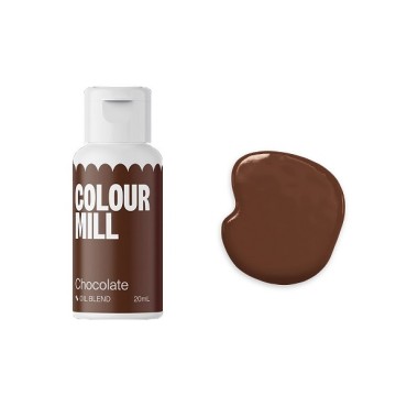 CMO20CHO Colour Mill Chocolate Food Colouring - Oil Blend Chocolate Brown Colouring - Vegan Food Colour - Colourmill Switzerland