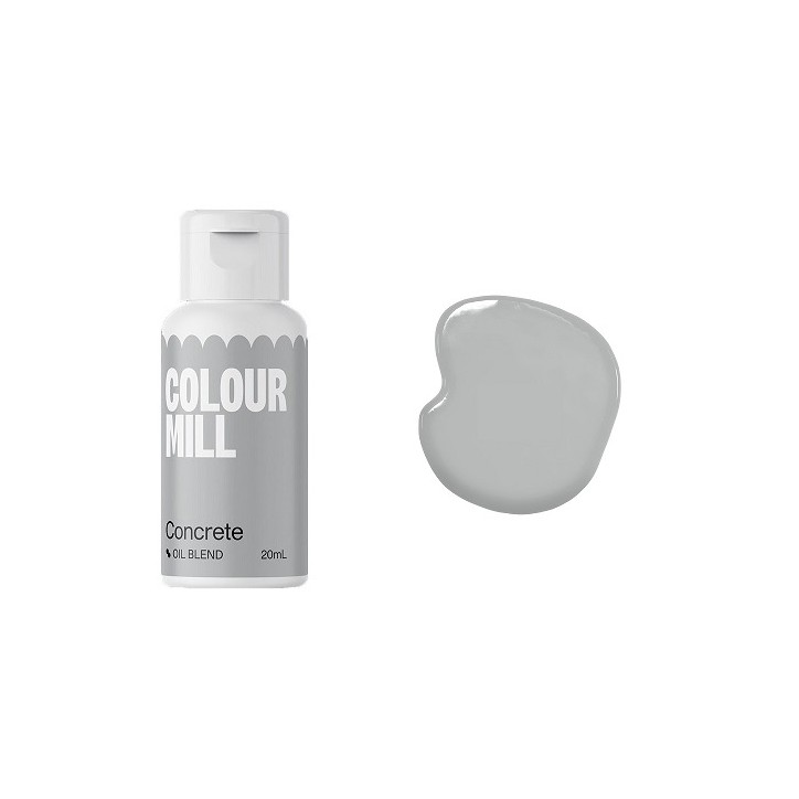 Colour Mill Concrete Lebensmittelfarbe Grau 20ml Colour Mill Concrete Lebensmittelfarbe Grau 20ml