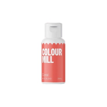 Lebensmittelfarbe Koralle - Colour Mill Coral Oil Blend - Vegane Lebensmittelfarbe