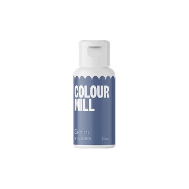 Jeansblaue Lebensmittelfarbe - Colour Mill Denim Lebensmittelfarbe - Oilblend Denim ColourMill