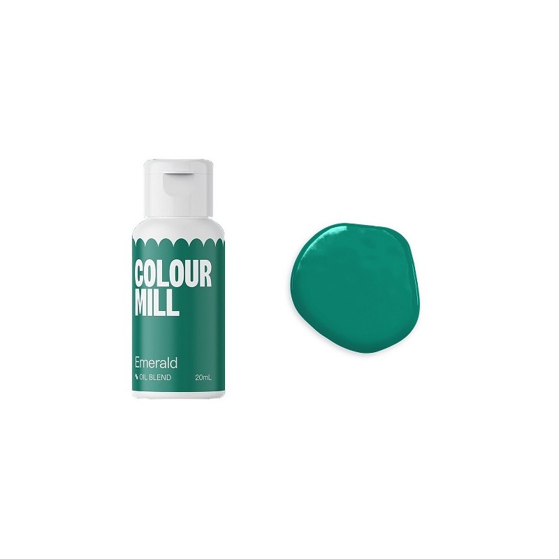 Colour Mill Oil Blend Food Colouring Emerald 20ml