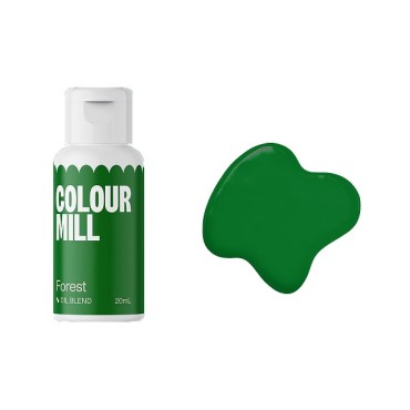Lebensmittelfarbe Waldgrün - Forest Colour Mill Vegane Farben - Koscher Lebensmittelfarbe Forest ölbasierte Farbe