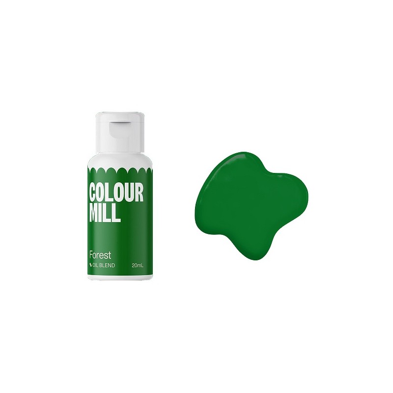 Colour Mill Oil Blend Lebensmittelfarbe Forest 20ml