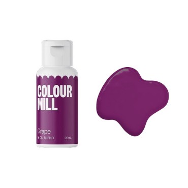 Traubenviolette Lebensmittelfarbe Colour Mill Grape - Violette Lebensmittelfarbe auf Ölbasis