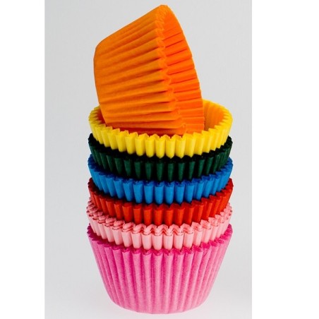 Rainbow Colour Cupcake Liners