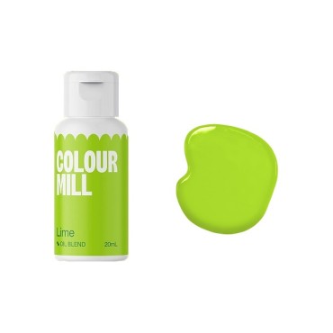 Limettengrüne Lebensmittelfarbe - Cake Design Lebensmittelfarbe Colour Mill Lime - Vegane Farbe Grün essbar