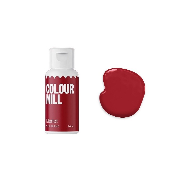 Colour Mill Merlot Lebensmittelfarbe 20ml Weinrot