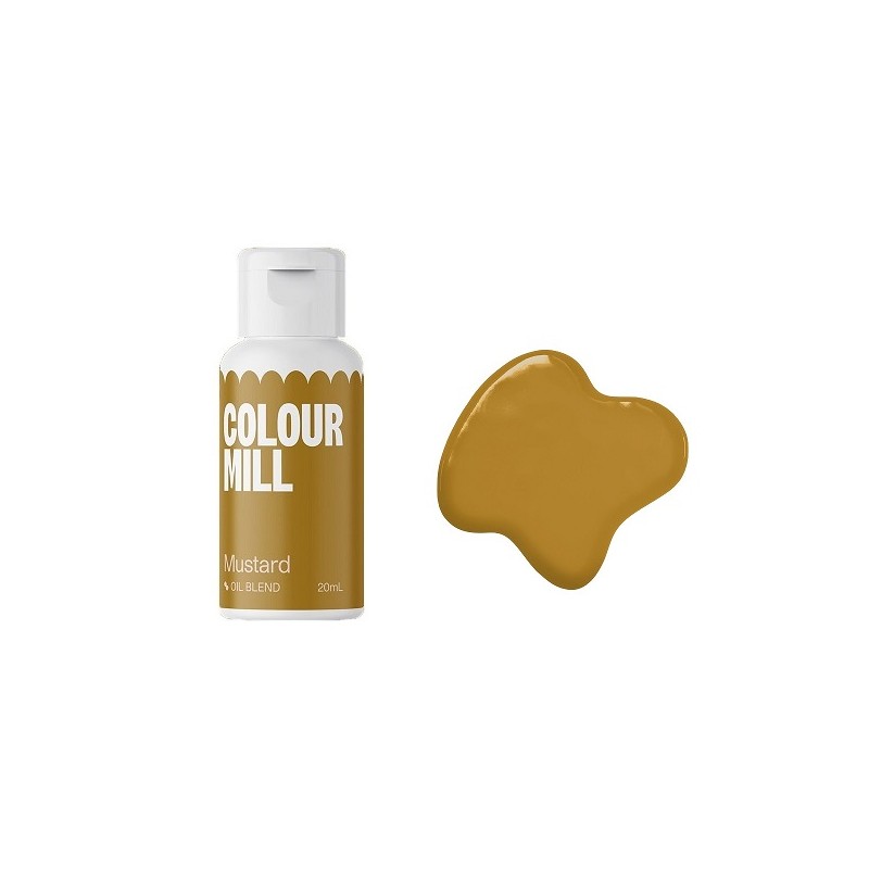 Colour Mill Oil Blend Food Colouring Mustard 20ml