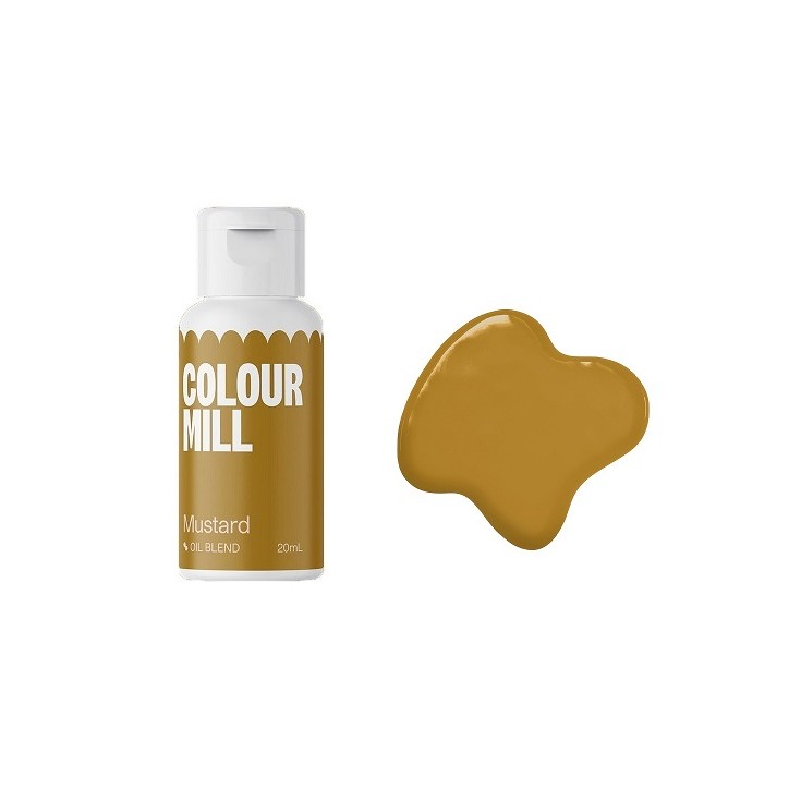 Colour Mill Mustard Lebensmittelfarbe 20ml Senfgelb